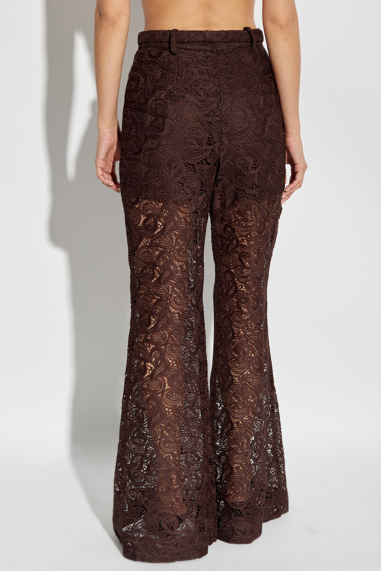Zimmermann Lace pants with flared legs | Women's Clothing